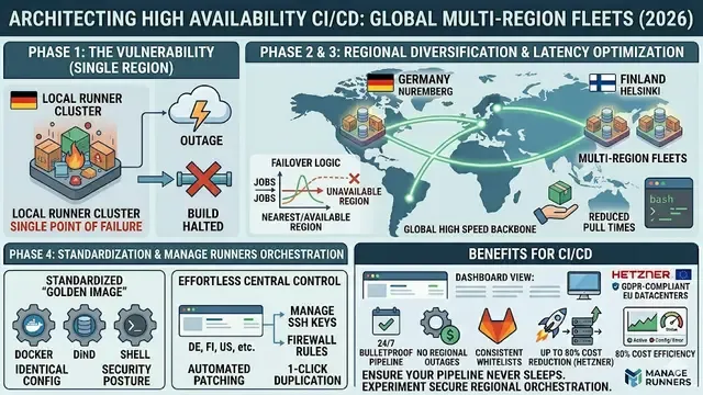 High Availability CI/CD: Multi-Region Runner Fleet Guide