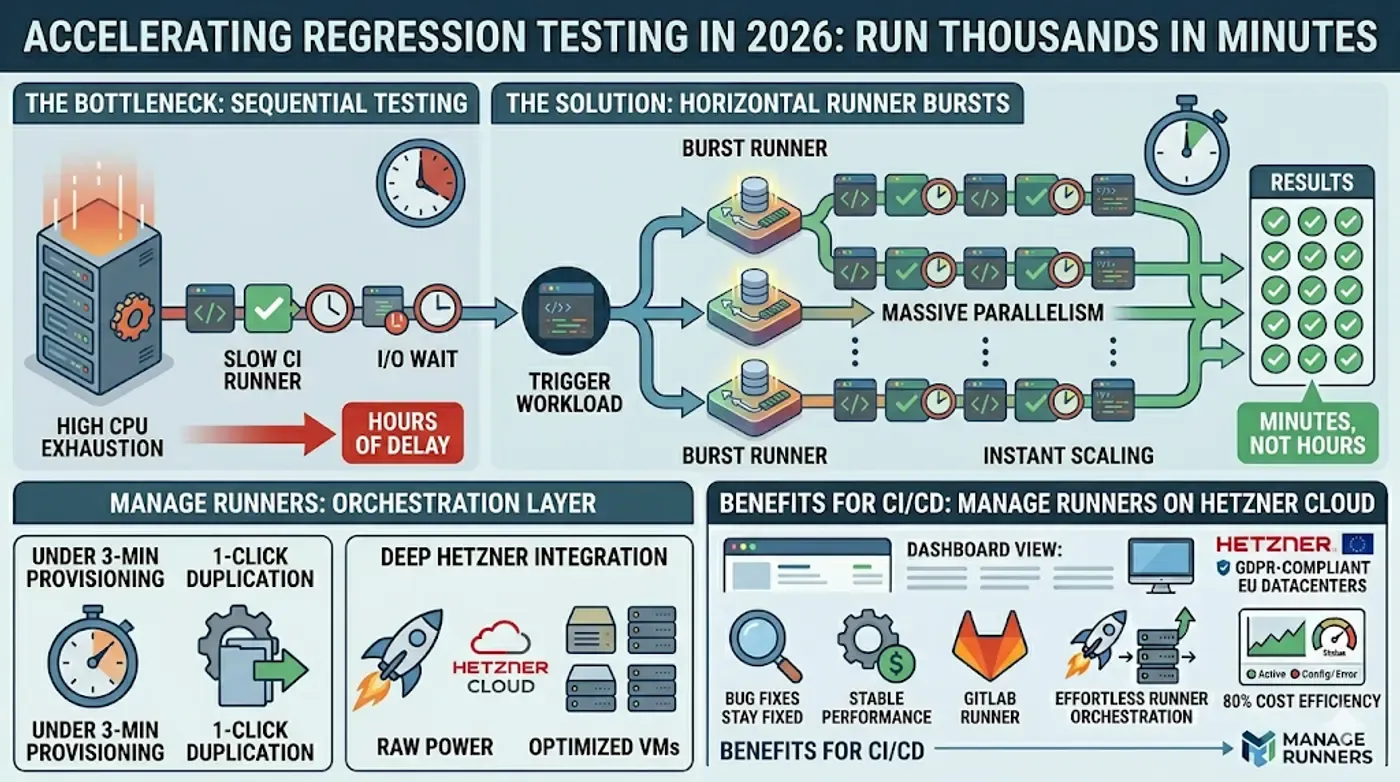 Scaling Regression Testing: Run Thousands of Tests in Minutes