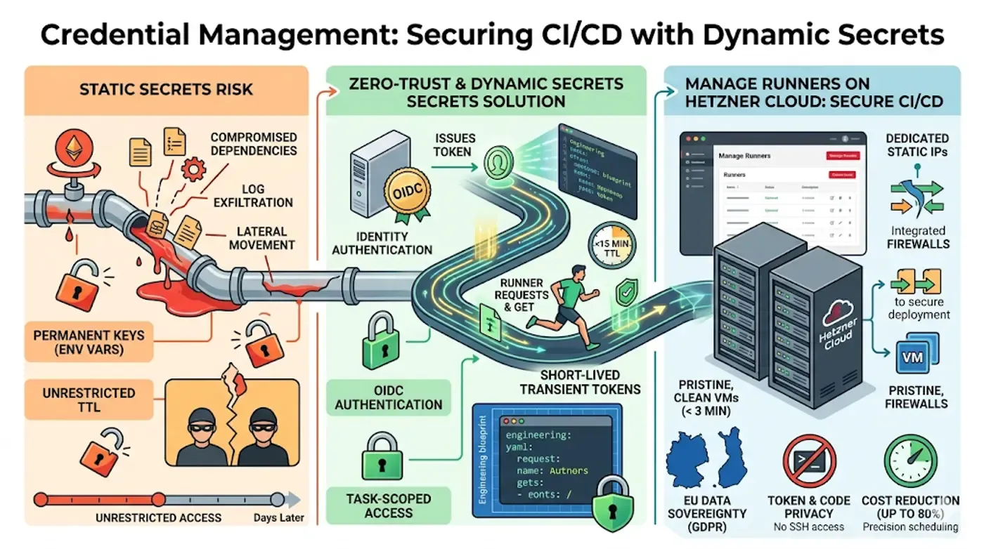 Credential Management: Securing CI/CD with Dynamic Secrets