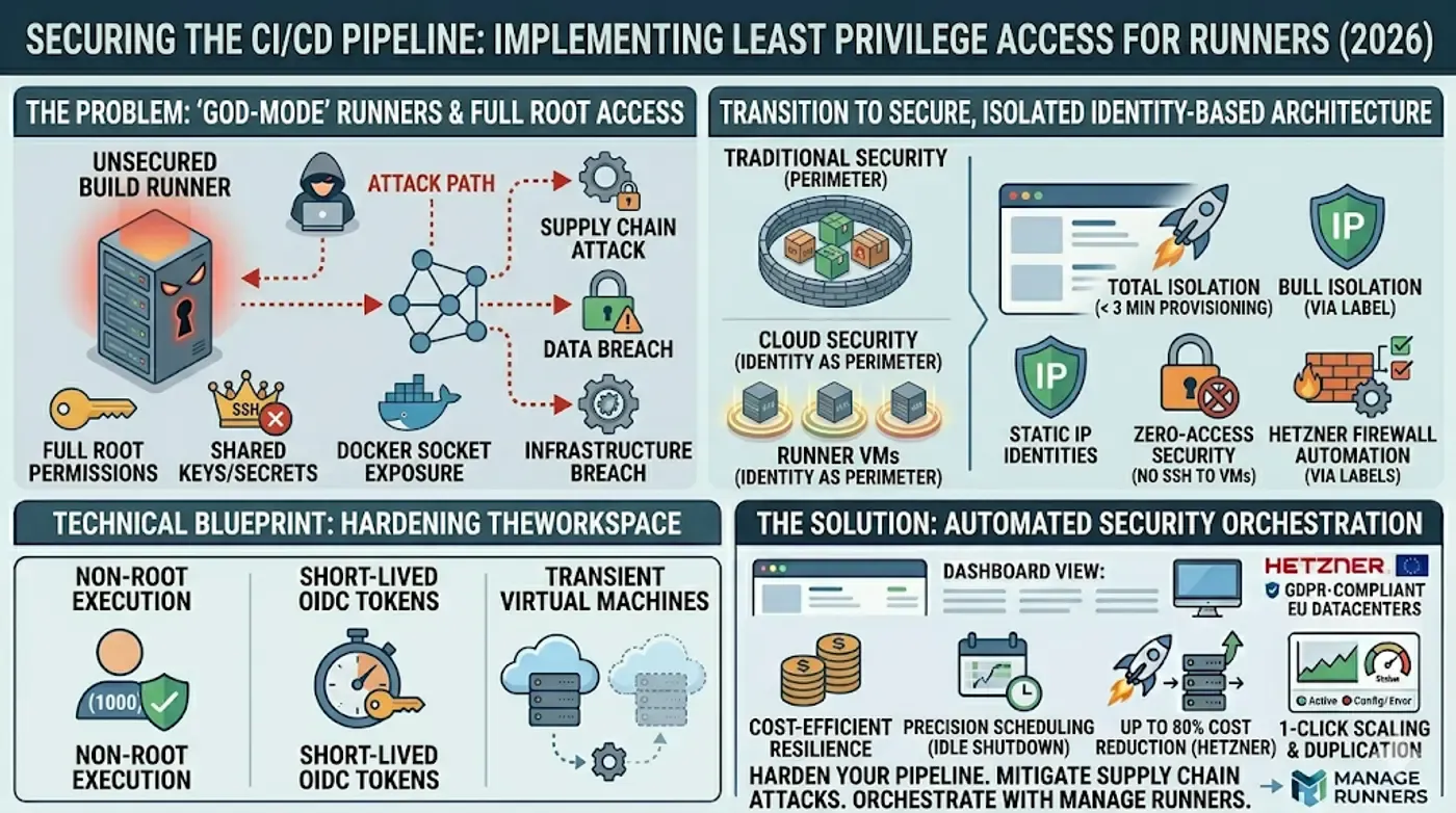 Securing CI/CD: Least Privilege Access for Runners
