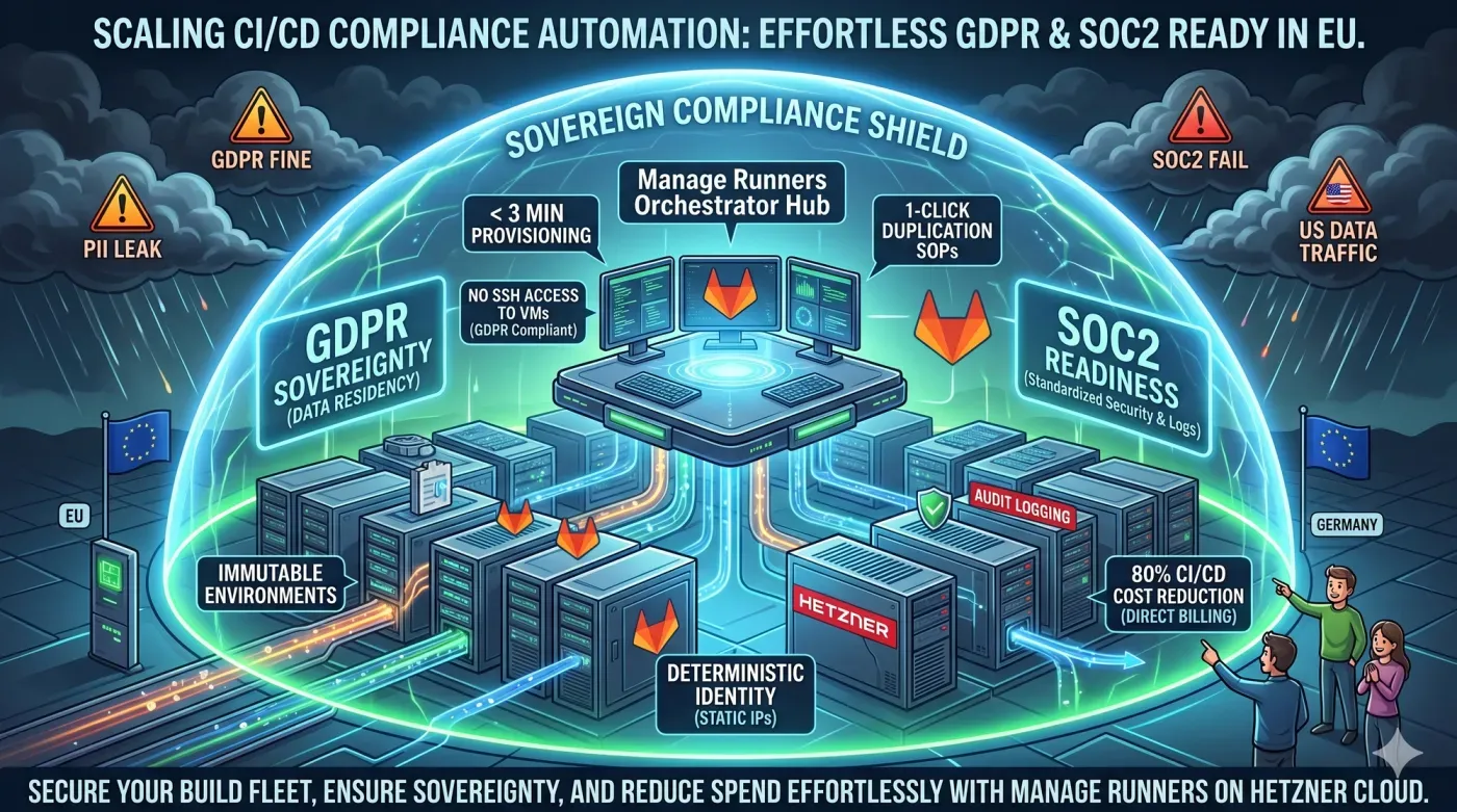 Automate GDPR & SOC2 Compliance for CI/CD Runners