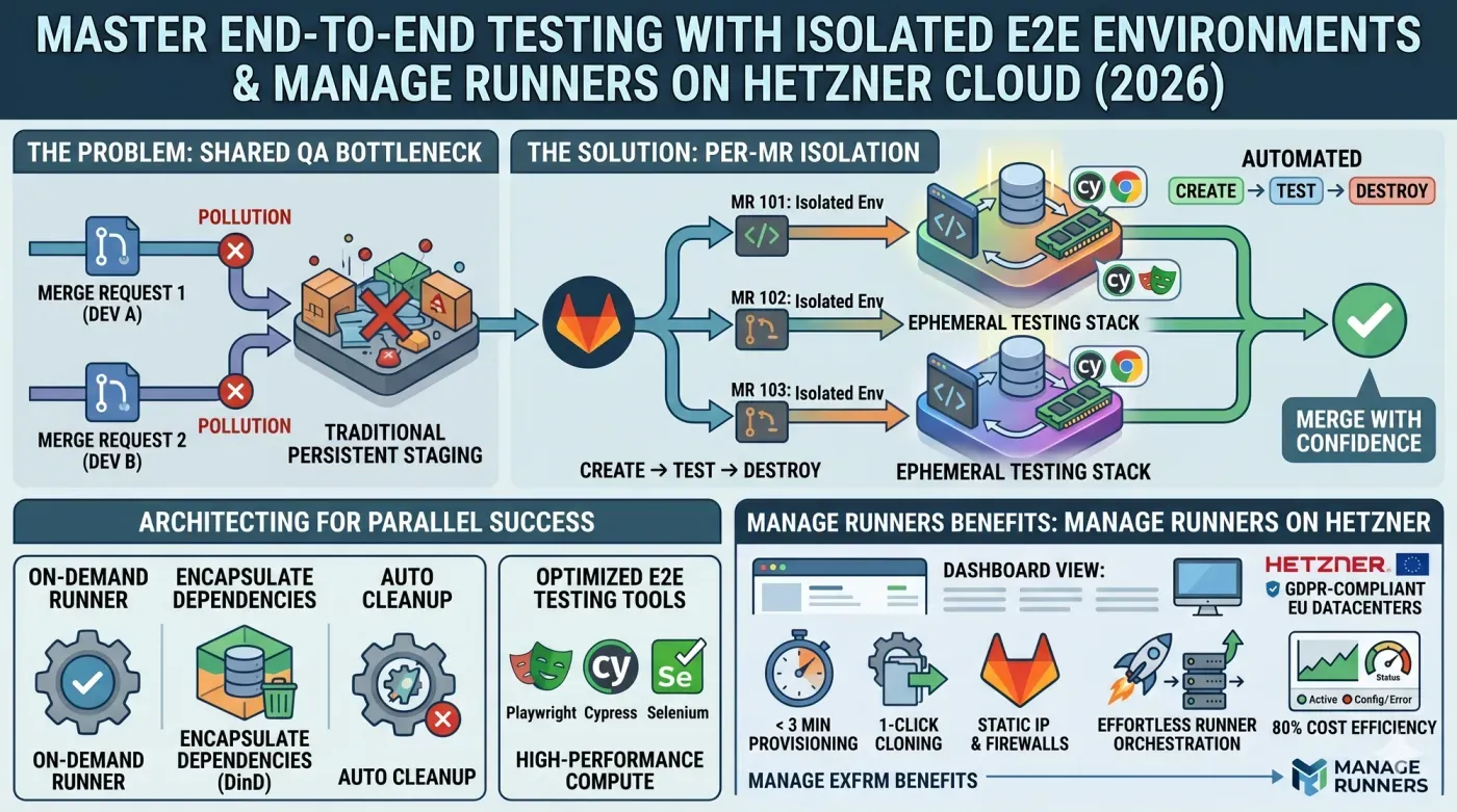 Isolated E2E Testing Environments for Every Merge Request